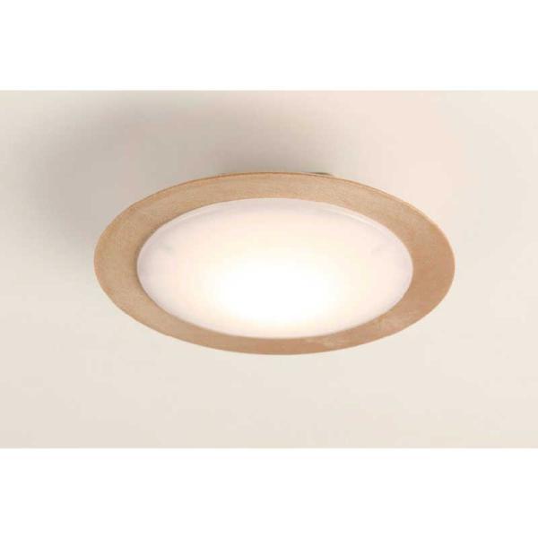 スワン電器　LEDシーリングライト Slimac CEシリーズ 本体：ホワイト プラ枠：ナチュラル ...