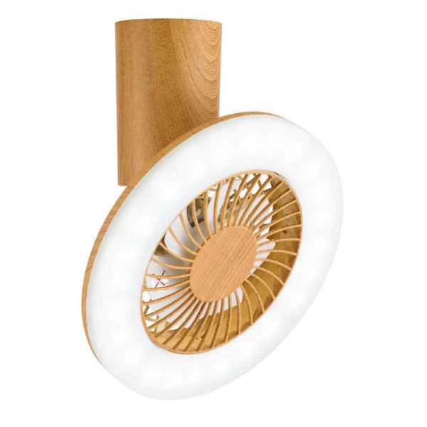 スワン電器　LEDファン付き小型シーリング ナチュラル　FCE-232NA