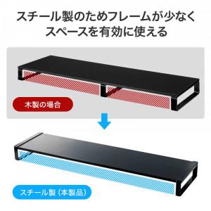 サンワサプライ スチール製机上ラック(W100...の詳細画像1