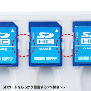 サンワサプライ SDカードケース(12枚収納・...の詳細画像3