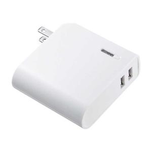 サンワサプライ AC充電器一体型モバイルバッテリー BTL-RDC17W