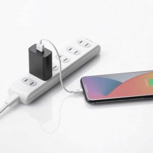 サンワサプライ USB充電器(2A・ブラック)...の詳細画像4