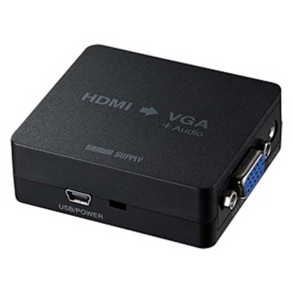 サンワサプライ　変換コンバーター 「HDMI ⇒ VGA(ミニD-sub15pin・メス)」　VGA...