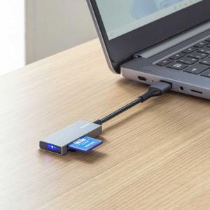 サンワサプライ カードリーダー USB3.2 ...の詳細画像1