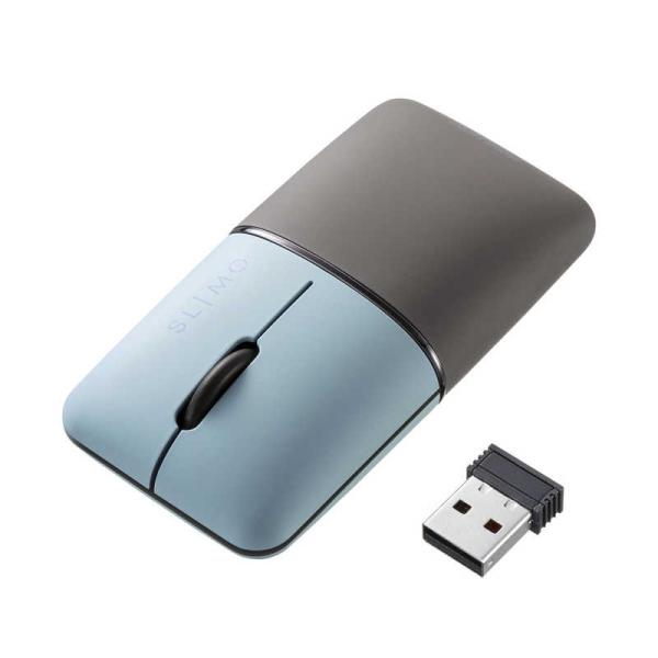 サンワサプライ　マウス SLIMO 静音 [BlueLED /無線(ワイヤレス) /3ボタン /US...