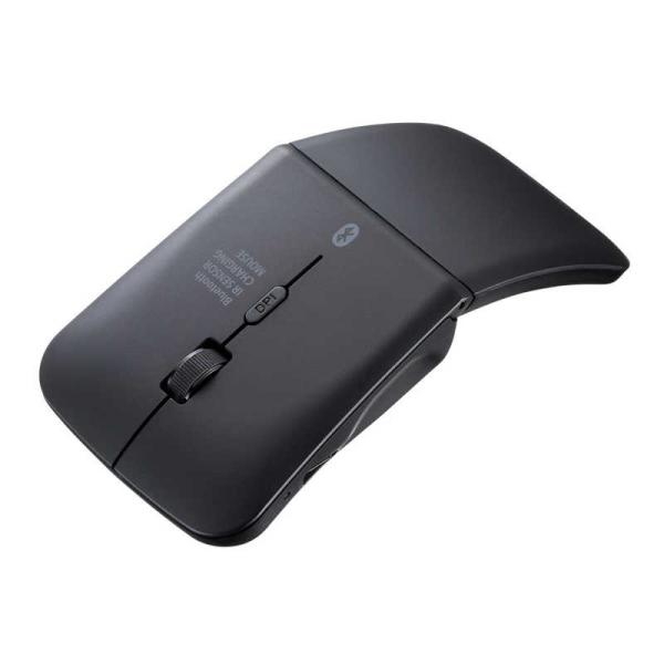 サンワサプライ　マウス 静音 薄型 [IR LED /3ボタン /Bluetooth]　MA-BIS...