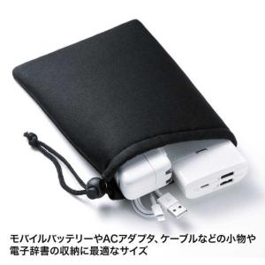 サンワサプライ マルチクッションケース(巾着タ...の詳細画像1