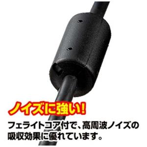 サンワサプライ HDMIケーブル ブラック [...の詳細画像2