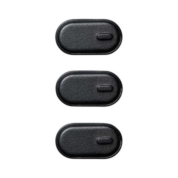 サンワサプライ　WEBカメラ/インカメラ用セキュリティシール(3個入り)　SL6H3(ブラ