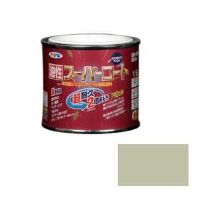 アサヒペン アサヒペン 油性スーパーコート 1/5L ソフトグレー AP9011824_