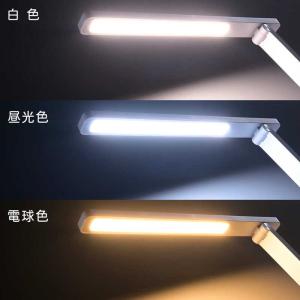 オーム電機 LEDデスクライト 4段階調光 3...の詳細画像1