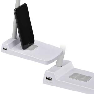 オーム電機 LEDデスクスタンド USB充電機...の詳細画像3