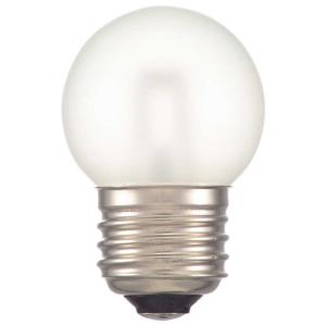 オーム電機　LEDミニボール球装飾用 E26/62lm/フロスト電球色　LDG1L-H13F