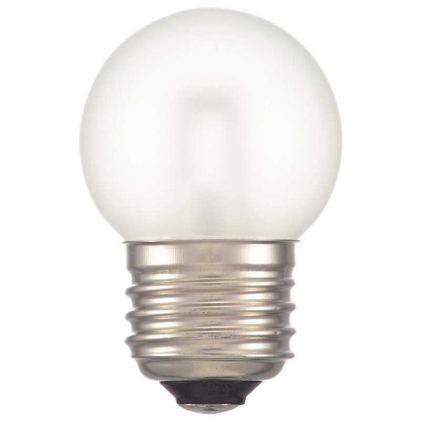 オーム電機　LEDミニボール球装飾用 E26/62lm/フロスト電球色　LDG1L-H13F
