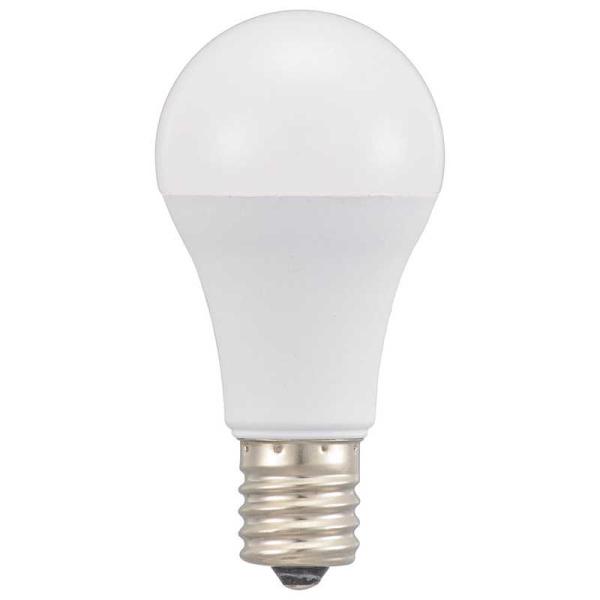 オーム電機　LED電球小形E1740形相当昼光色2個入 ［E17 /一般電球形 /40W相当 /昼光...