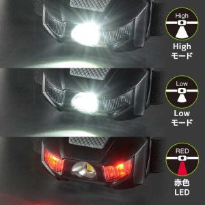 オーム電機 LEDヘッドランプ 110ルーメン...の詳細画像1