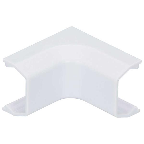 オーム電機　モール用パーツ 入りズミ 1号 白 2個入　DZ-AMI1-W/2P