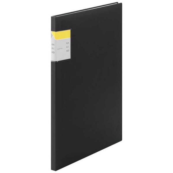 キングジム　クリアーファイル　カキコ　２０Ｐ　8632 黒