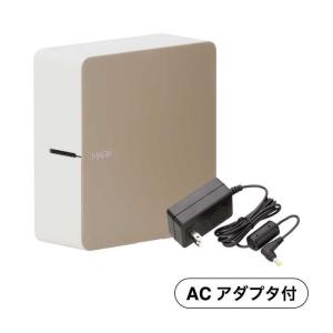 キングジム　スマホ専用　ラベルプリンター「テプラ」　ＰＲＯ　ＭＡＲＫ　【ＡＣアダプターセット品】　ベージュ色　SR-MK1HA
