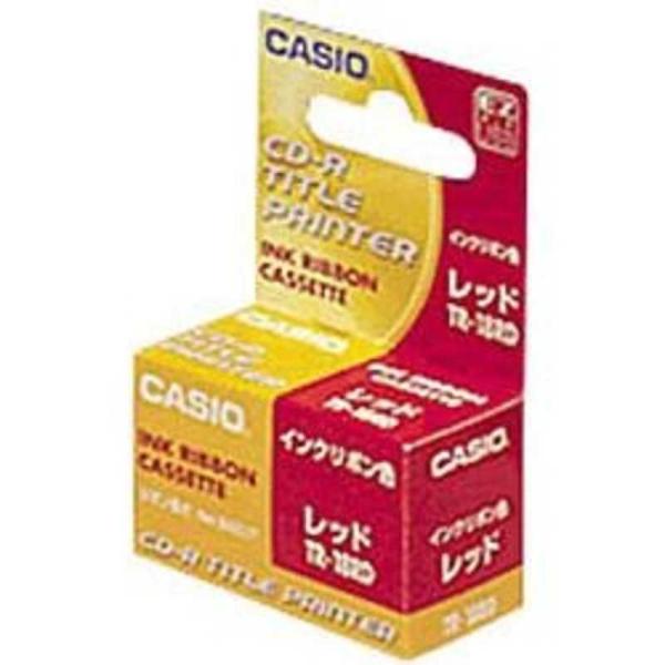 カシオ　CASIO　「純正」 インクリボンカセット (レッド)　TR18RD