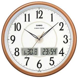 カシオ　CASIO　コジマ｜掛け時計 「wave ceptor(ウェーブセプター)」パールブラウン　ITM-200J-5JF
