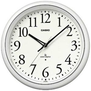 リズム時計 掛け時計 【リバライト561】 白パール色 8MY561SR03 ［電波