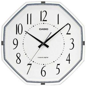 CASIOカシオ 電波時計 掛け時計 ホワイトグレー IQ-1012J-8JF CASIO（カシオ） IQ-1012J-8JF ホワイト・グレー 電波掛け時計 : EC