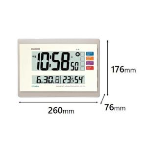 カシオ CASIO 壁掛け時計 IDL-140...の詳細画像1