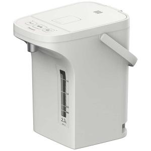 ピーコック　電気ポット 早沸きタイプ 2.2L アッシュホワイト　WMR-22