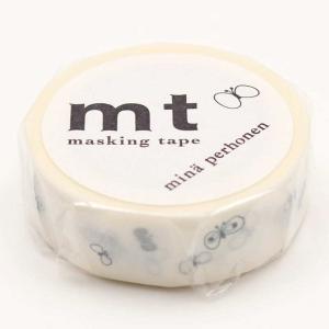 カモ井加工紙　「マスキングテープ」チョウチョロゴ　MTMINA13 (ネイビー)