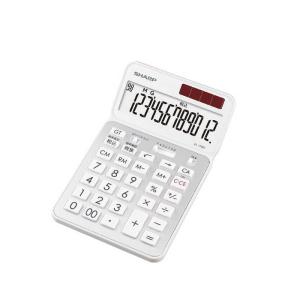 SHARP（シャープ） ナイスサイズタイプ電卓12桁 シャンパンゴールド EL