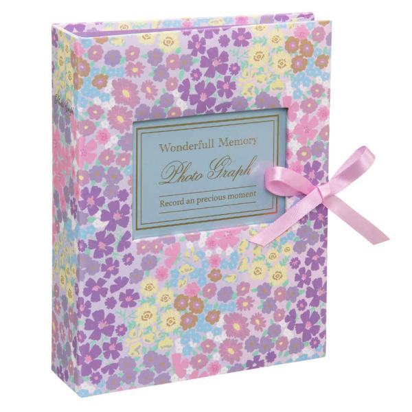 セキセイ　フレームアルバム ミックスフラワーパープル HARPER HOUSE(ハーパーハウス)　X...