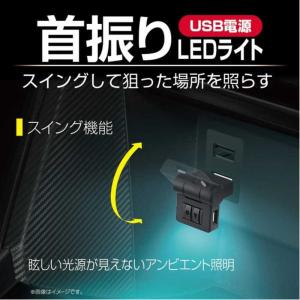 星光産業 スイングUSBライト (8色の単色固...の詳細画像1