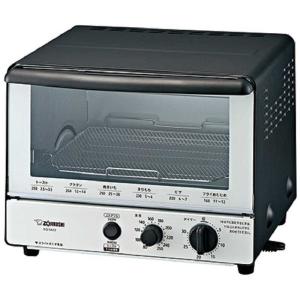 象印マホービン　ZOJIRUSHI　【アウトレット】オーブントースター こんがり倶楽部 モノトーン   1000W/食パン2枚  　EQ-SA22-BW