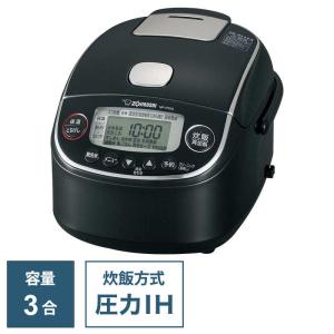 象印マホービン　ZOJIRUSHI　炊飯器 3合 極め炊き 圧力IH ブラック　NP-RT05-BA