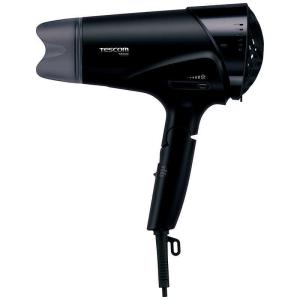 テスコム プロテクトイオン ヘアードライヤー 大風量／フード2種付属／ラク抜きプラグ搭載 ブラック TID3500-K