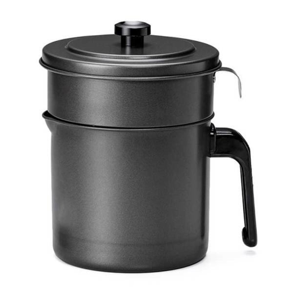 高木金属工業　フッ素コート活性炭油ろ過ポットW 0.9L　KWP0.9