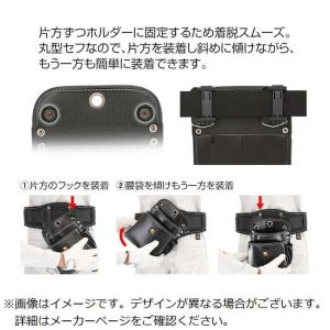 TJMデザイン 着脱式腰袋 K 釘袋 3段大 ...の詳細画像1