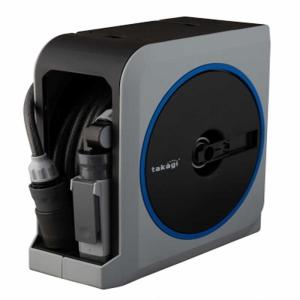 タカギ　カバー付きホースリール 20m NANO NEXT 内径7.5mm グレー　RM1220GY