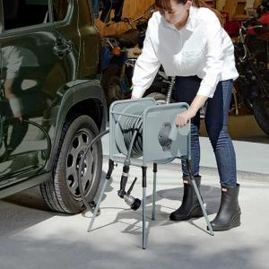 タカギ 金属製ホースリール リフトメタル カバ...の詳細画像2