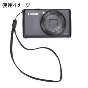 エツミ ハンドストラップS(ブラック) E-6078の詳細画像1