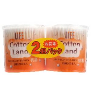 平和メディク　コットンランド綿棒 200本×2個パック　
