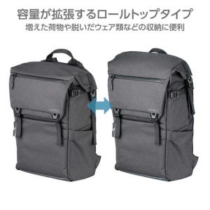 ハクバ プラスシェル シティ ロールトップバッ...の詳細画像5