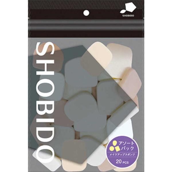 粧美堂　メイクアップスポンジNBRベース形アソートパック　