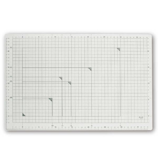 プラス　カッティングマットA3LGY　CS-A3
