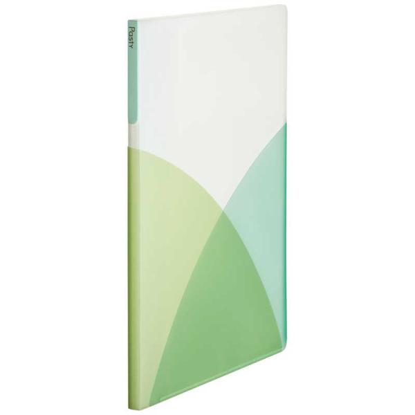 プラス　Pasty クリアーファイル（溶着式）B5 20P マスカットグリーン　FC-420P