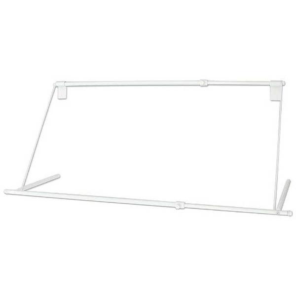 平安伸銅工業　伸縮式エアコンハンガー 横幅伸縮タイプ 幅80~109cm ホワイト　ACH-2
