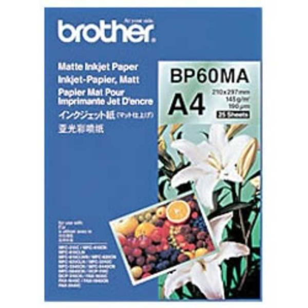 ブラザー　brother　写真用紙 マット仕上げ (A4・25枚)　BP60MA