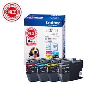 ブラザー　brother　「純正】インクカートリッジ 4色パック　LC3111-4PK