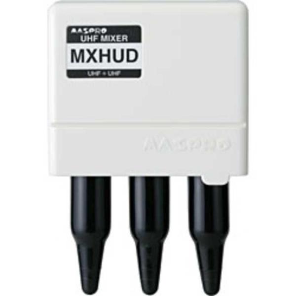 マスプロアンテナ　多彩な機能を搭載した地デジ用ハイスペックミキサー(混合器)　MXHUD-P